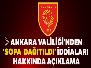 Ankara Valiliğinden Çubuk'ta sopa dağıtıldığı iddiaları hakkında açıklama