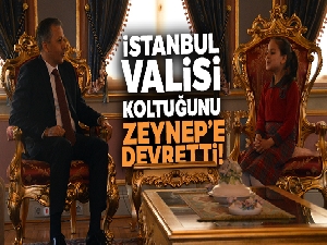 Vali Yerlikaya, koltuğunu 4. sınıf öğrencisi Zeynep Yiğit'e devretti
