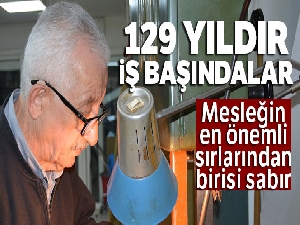 129 yıldır bıçak yapımını devam ettiriyorlar