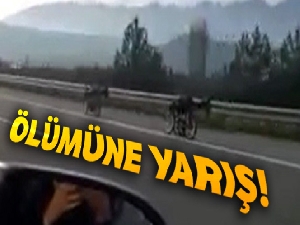 Bursa'da ölümüne yarış böyle kaydedildi
