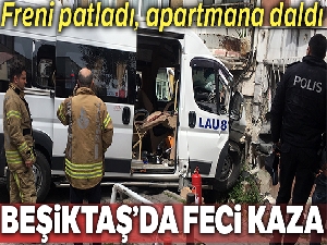 Beşiktaş'ta feci kaza: 2 yaralı