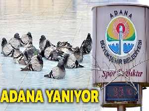 Adana'da termometreler 35 dereceyi gösterdi