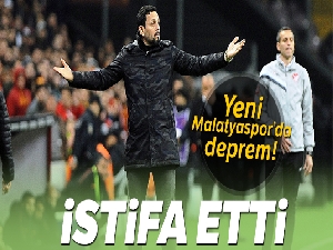 Yeni Malatyaspor'da deprem! Erol Bulut istifa etti...