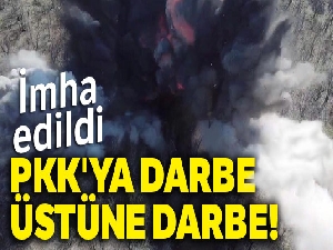 PKK'ya darbe üstüne darbe! Şırnak'ta teröristlerin 36 sığınak ve mağarası imha edildi
