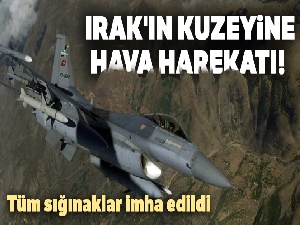 Irak'ın kuzeyine hava harekatı! Tüm sığınaklar imha edildi