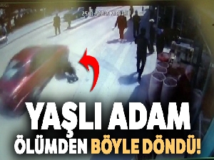 Yaşlı adam ölümden döndü