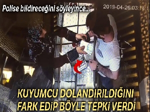 Tırnakçılık anı kameralara yansıdı