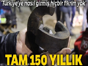 150 yıllık tarihi kelepçe bit pazarında
