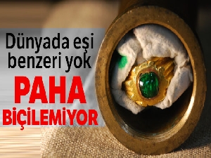 Dünyada eşi benzeri yok, paha biçilemiyor