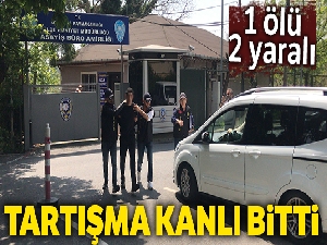 İş yerindeki tartışma kanlı bitti: 1 ölü, 2 yaralı