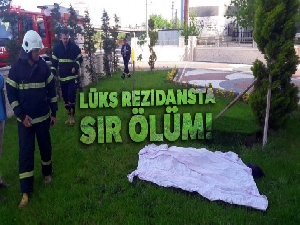 Lüks rezidansta sır ölüm