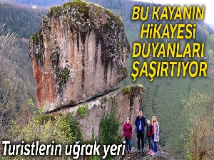 Giresun'da sıradışı bir yer: Gelin Kayası