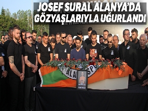Josef Sural son yolculuğuna gözyaşları içerisinde uğurlandı