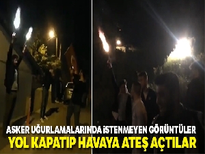 İstanbul'da magandalar asker uğurlamalarında yol kapatıp trafikte havaya ateş açtı