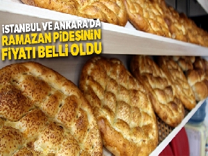 Ankara ve İstanbul'da pide fiyatları belli oldu