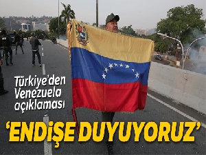 Bakan Çavuşoğlu'ndan Venezuela açıklaması
