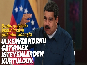 Maduro: 'Ülkemize korku getirmek isteyenlerden kurtulduk'