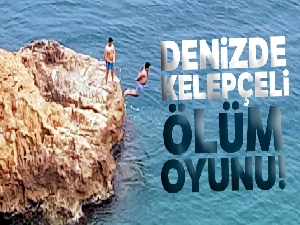 Denizde kelepçeli ölüm oyunu