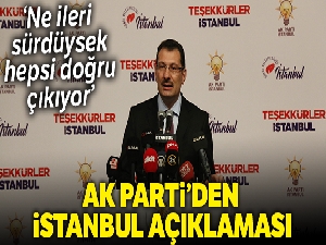 AK Parti'den İstanbul açıklaması
