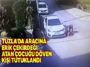 Erik çekirdeği yüzünden çocuğu öldüresiye döven zanlı tutuklandı