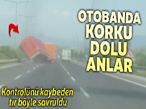 İzmir, Aydın otobanında facianın eşiğinden dönüldü