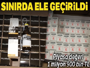 Sınırda ele geçirildi, kolilerce...