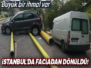Kağıthane'de faciadan dönüldü !