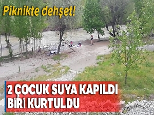 Suya kapılan 2 çocuğundan birini kurtarabildi