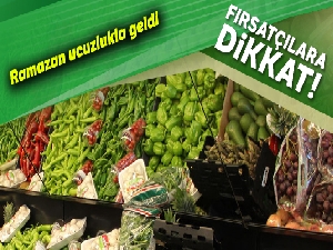 Ramazan ucuzlukla geldi