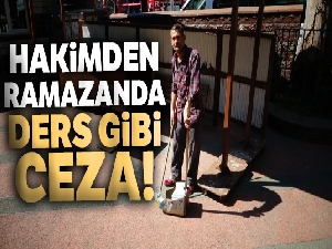 Hapis cezasını cami temizleyerek geçiriyor