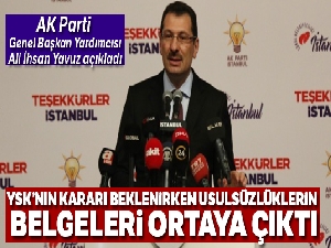 Ali İhsan Yavuz: 'FETÖ unsurları bu organize usulsüzlükte aktif rol almıştır'