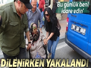 Tekerlekli sandalyede dilenirken yakalanan dilenciden ilginç sözler