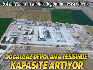 Tuz Gölü'ndeki doğalgaz yeraltı depolama tesisinde kapasite artıyor