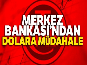 Merkez Bankası'ndan dolara müdahale