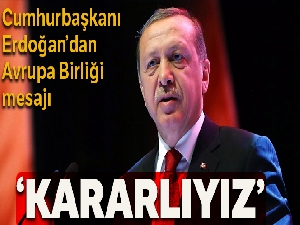 Cumhurbaşkanı Erdoğan'dan 'Avrupa Günü' mesajı