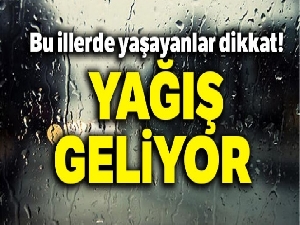 Bu illerde yaşayanlar dikkat! Yağış geliyor |10 Mayıs yurtta hava durumu