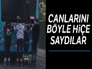 Balat'ta patenli gençlerin tehlikeli yolculuğu kamerada