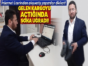 İnternetten ayakkabı aldı, hayatının şokunu yaşadı