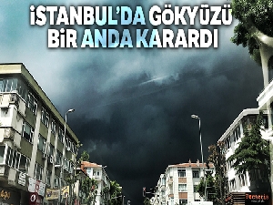İstanbul'da dolu sürprizi