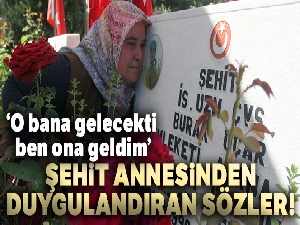 Şehit annesi: 'Ölmek benim hakkımdı, o bana gelecekti ben ona geldim'