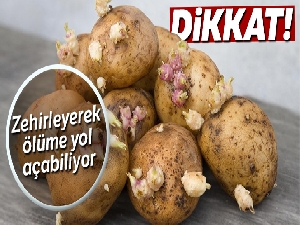 Filizlenen patatese dikkat