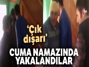 Cinayet zanlıları cuma namazında yakalandı