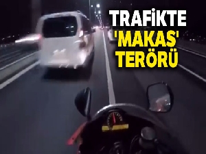 15 Temmuz Şehitler Köprüsü'nde 'makas' terörü kamerada