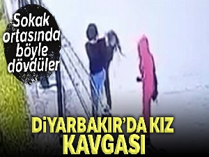 Diyarbakır'da kızlar arasında kavga