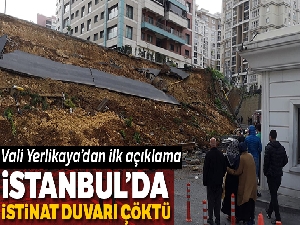 Başakşehir'de istinat duvarı çöktü: 1 kişi öldü