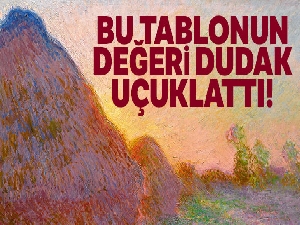 Monet'nin tablosu 110,7 milyon dolara satıldı