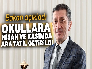Milli Eğitim Bakanı Ziya Selçuk'tan yeni eğitim takvimine ilişkin açıklama!