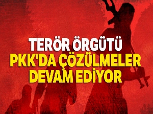 Terör örgütü PKK'da çözülmeler devam ediyor