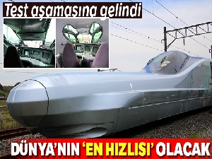Japonya dünyanın en hızlı mermi trenini test ediyor
