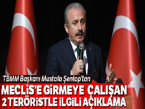 TBMM Başkanı Şentop'dan Meclise girmeye çalışan 2 teröristle ilgili açıklama